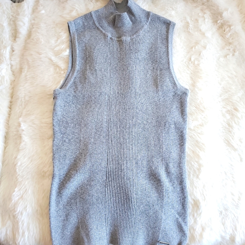 T Tahari Rib Knit Tank Top XS